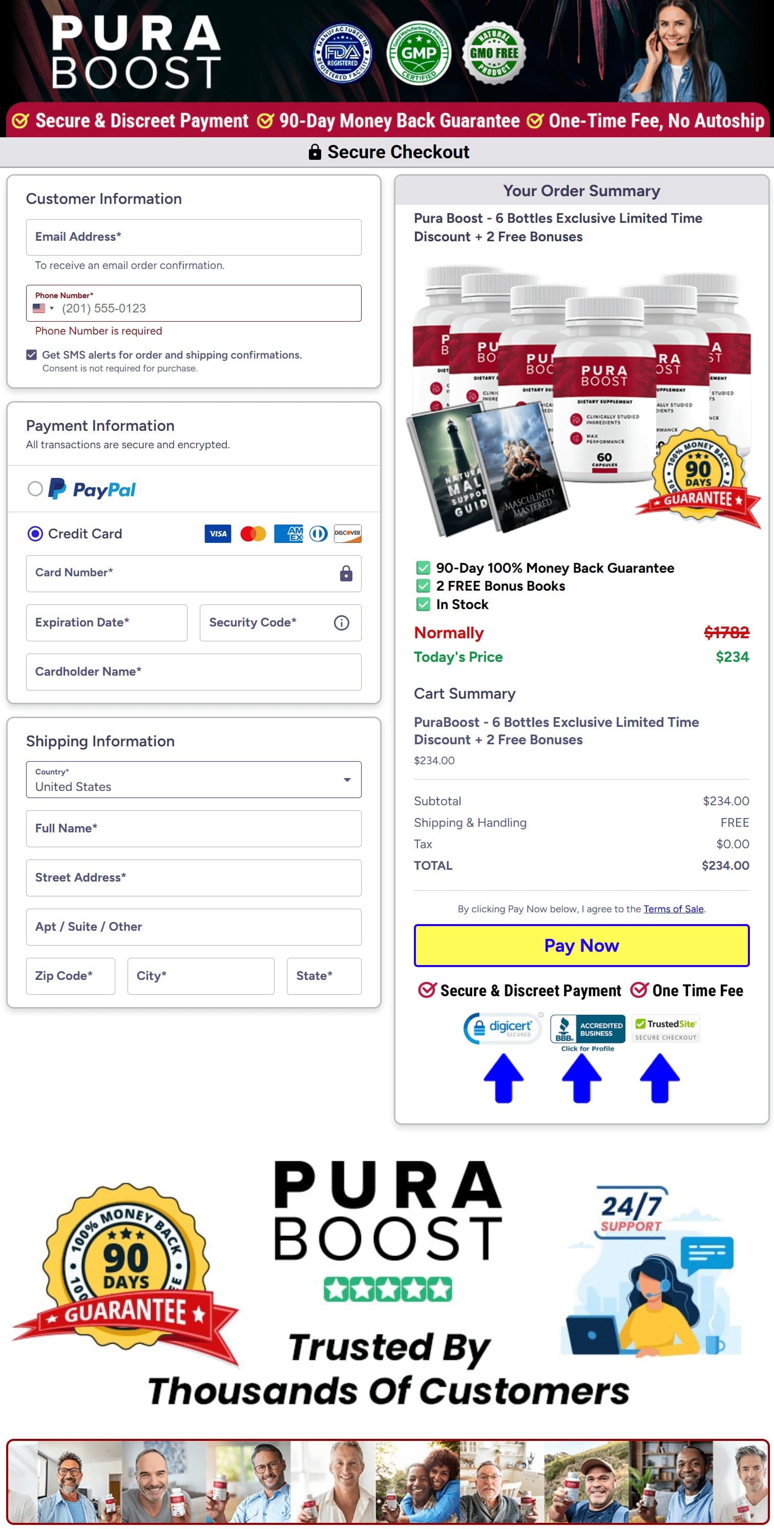 Pura Boost  Order - Buy Now